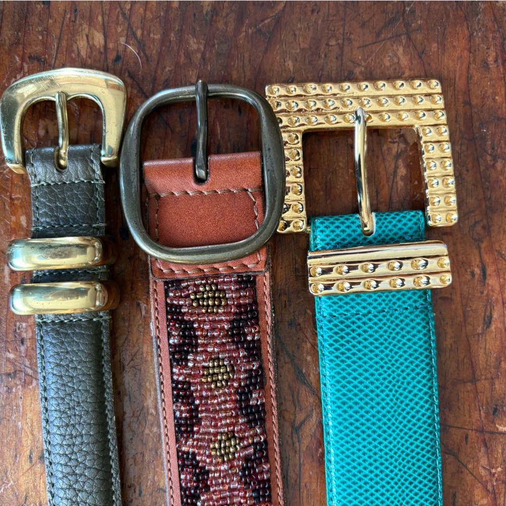 Donated - Vintage Dooney & Bourke, Carisle & Lucky Leather Belts